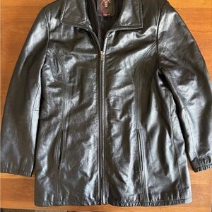 Men's Black Leather Jacket